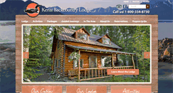 Desktop Screenshot of kenaibackcountrylodge.com