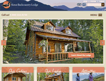 Tablet Screenshot of kenaibackcountrylodge.com